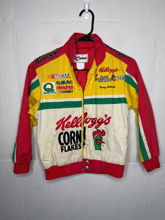 chase Jackets & Blazers - Vintage Womens Kelloggs Corn Flakes Chase Nascar Jacket Size Small